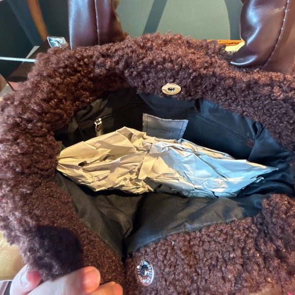 Topshop Tabby Quilted Small‎ Tote in Brown - Picture 4 of 4